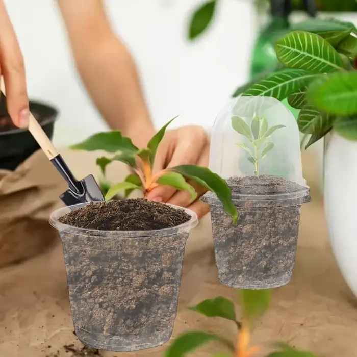 Pots de pépinière en plastique élégants