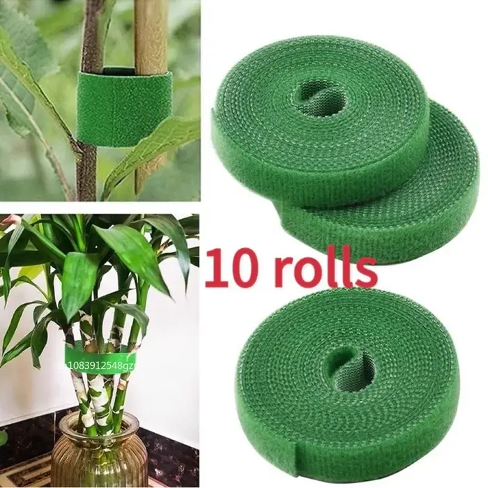 10 rouleaux de attaches pour plantes en Nylon