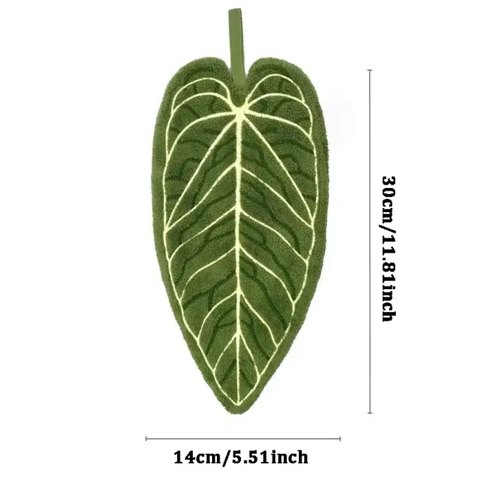 Serviettes lavables transparentes imprimées de plantes