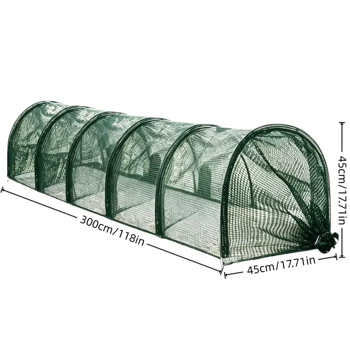 Serre tunnel de jardin portable pour poulets