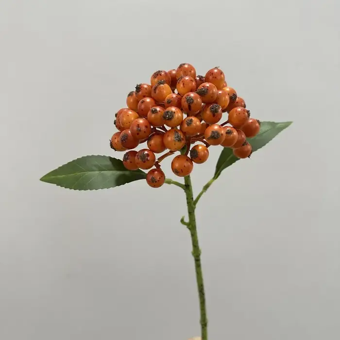 12 pièces de plantes artificielles en mousse, branches de baies de houx, fruits de la fortune, pour 