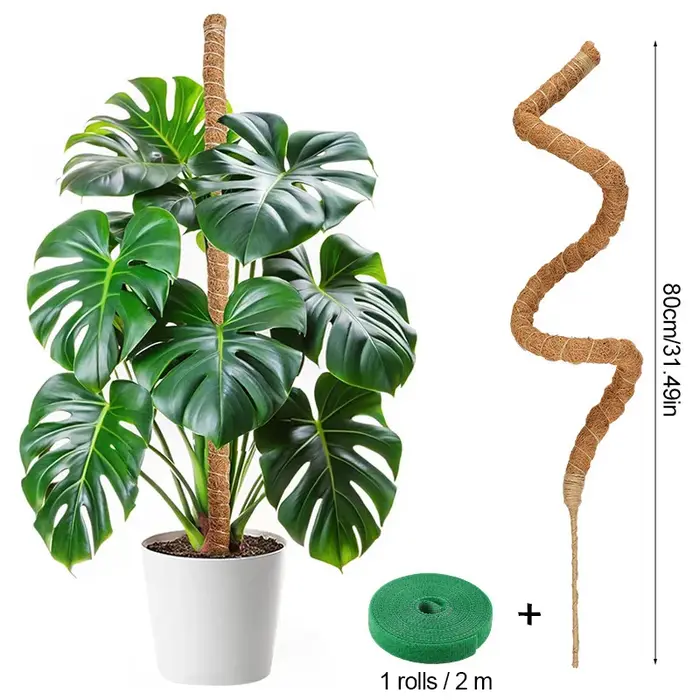 Support de Plantes en Fibre de Coco Flexible pour Trepieds