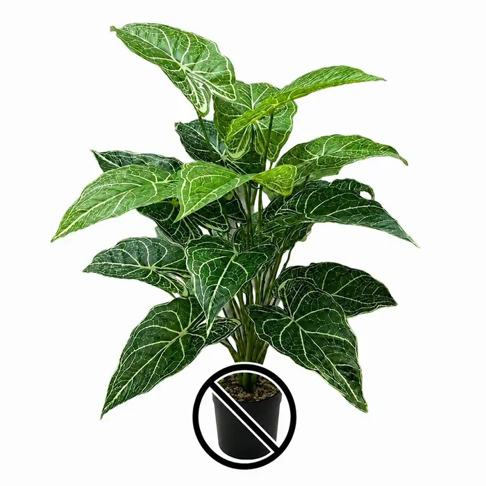 Plante artificielle Alocasia Odora à 18 têtes