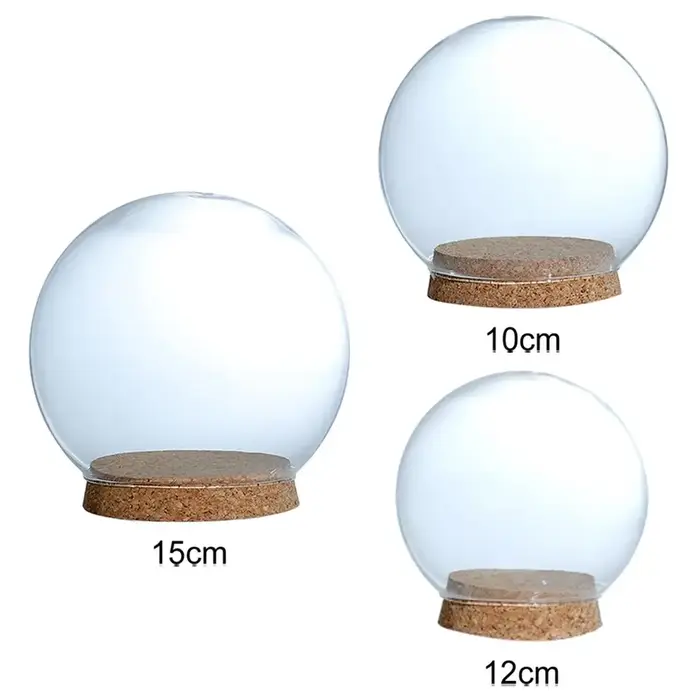Verre Décoratif avantavec Base en Bois