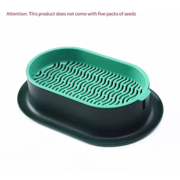 Nouveau plat de germination de chat de compagnie Pot de culture plante hydroponique chat herbe Germi