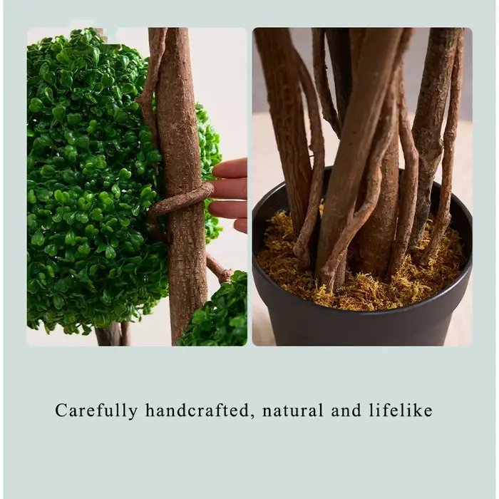 Plantes vertes artificielles sphériques de Milan nordique (parole) | Décoration intérieure et extérieure de fenêtre de