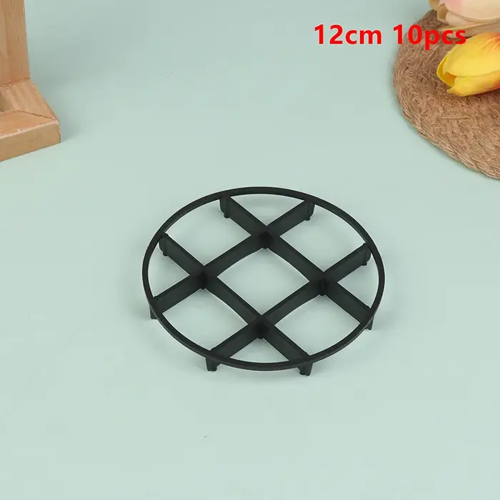 Plateau de Pot de fleur Anti-rupture, 10 pièces, 12-25cm, support de soucoupe en plastique, plante g