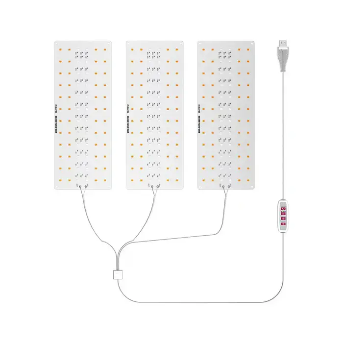 Lumière de croissance LED d'intérieur USB panneau quantique plante éclairage supplémentaire suspendu 5V lampe