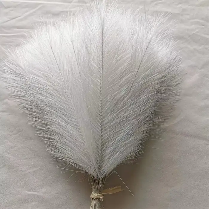 Pampa Moelleux Enge Boho Décoration Fleur Artificielle, Fausse Plante, Roseau 42cm, Décoration De Ma