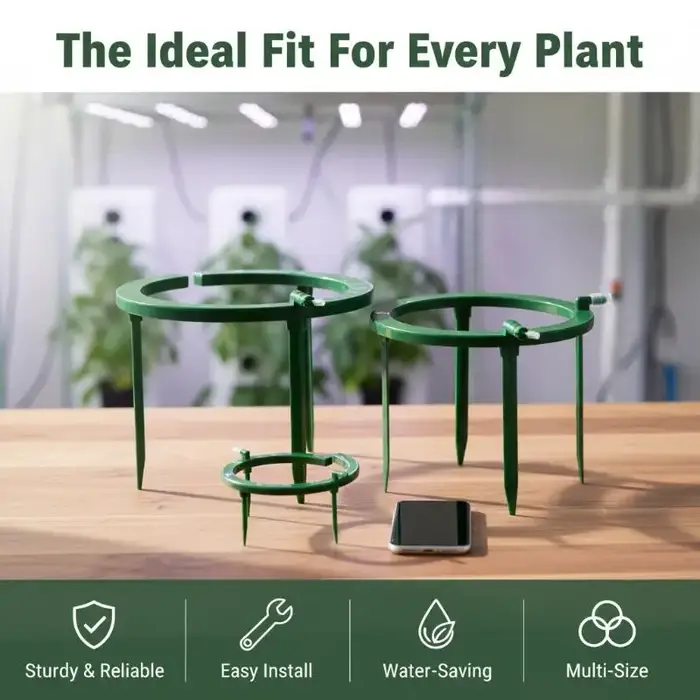 Anneau d'irrigation goutte à goutte pour plantes