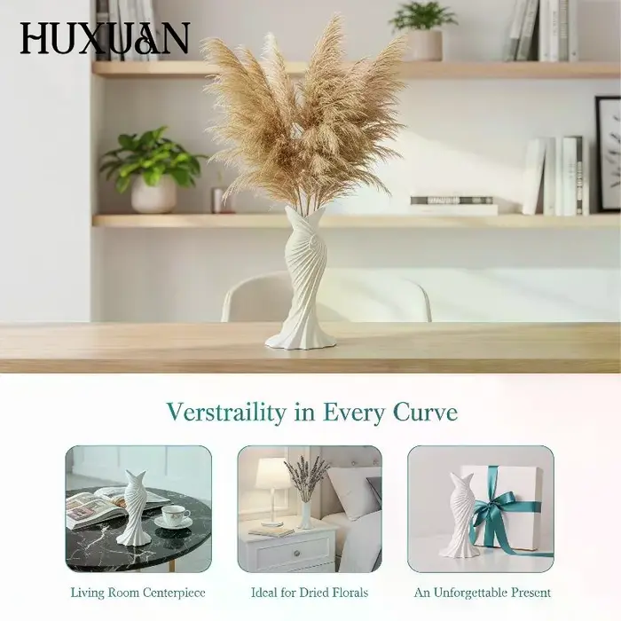 Vase en plastique élégant en forme de robe