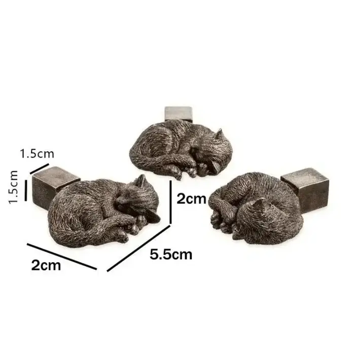 3 pièces Pot de fleur pieds support forme animale chat chien lapin Pots de plantes Risers Pad extérieur jardin résine Pot pied plante bonsaï supports