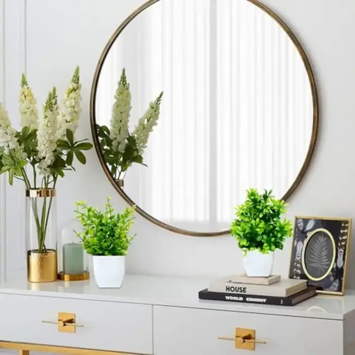 Plantes artificielles de lavande en pot