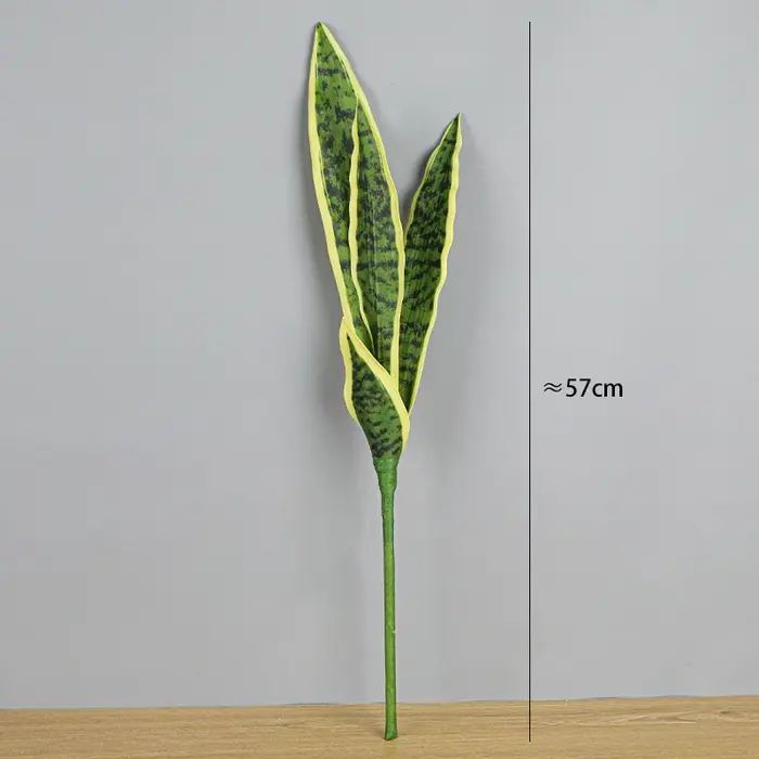 Simulé Hupilan bord jaune Agave succulente bonsaï fausse fleur simulée feuille Gladiolus