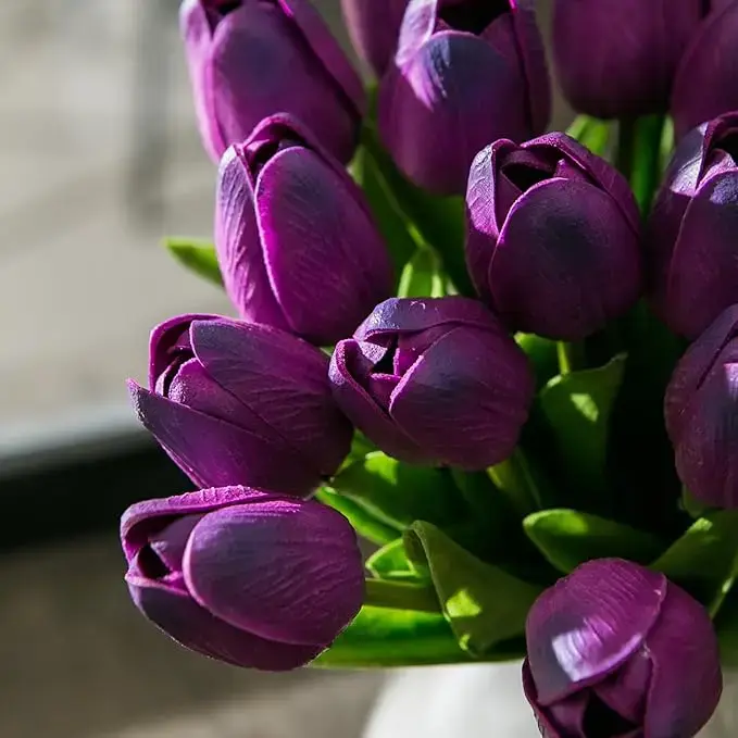 12 tulipes artificielles