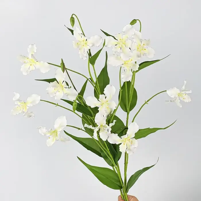 Branche de lys artificielle décorative pour mariage