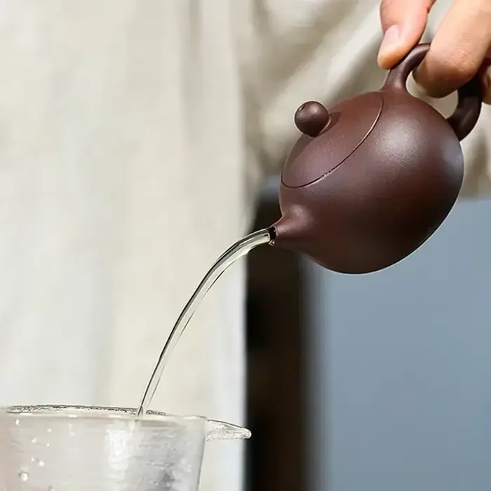 Yixing Boutique – théières en argile violette, infuseur en forme de boule, théière Xishi, bouilloire