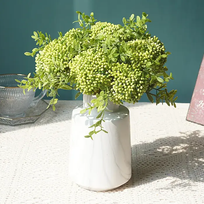 Hortensia et raisins d'avoine de 11 pouces