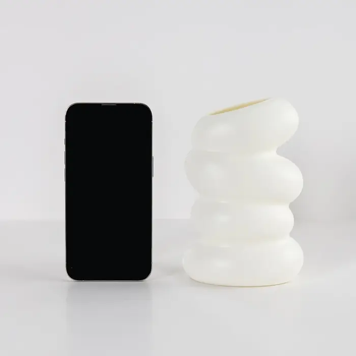 Vase en plastique Imitation en céramique Pots de fleurs mariage maison chambre jardin extérieur Table bricolage cadeau