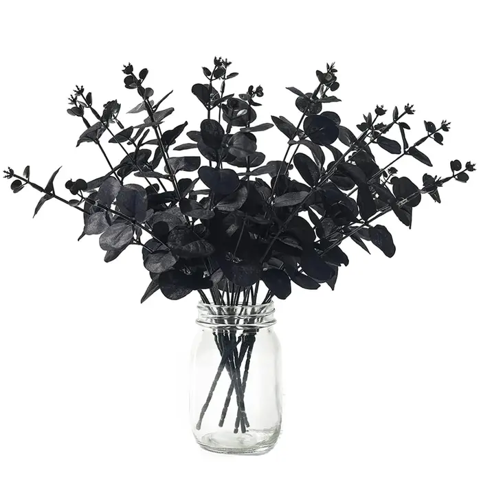 Feuilles d'argent plantes artificielles mariage mariée bouquets maison vase jardin table à manger intérieur extérieur bricolage cadeau boîte décor scrapbooks