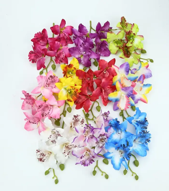 Orchid Vase Display, Fleurs Artificielles