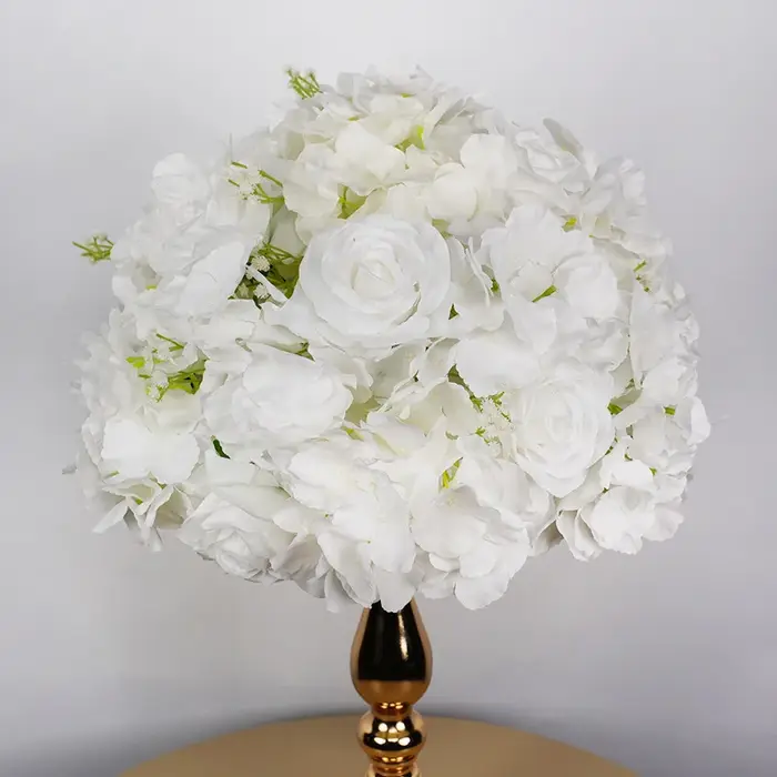 Uflower 30 cm boule de fleur de rose artificielle centre de table de mariage-décor à la maison d'événement de fête florale
