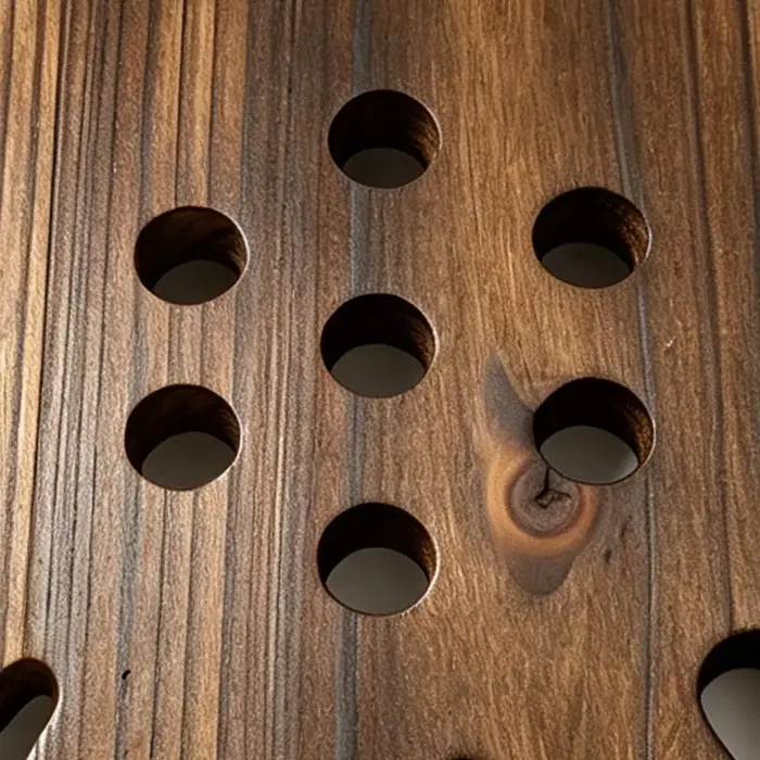 Planche murale en bois pour fougères en forme de corne de cerf