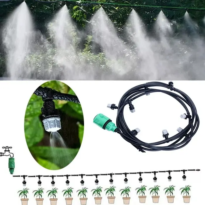 Nouvelle Irrigation 10 mètres 10 buses d'arrosage pulvérisateur d'eau brumisation brouillard système