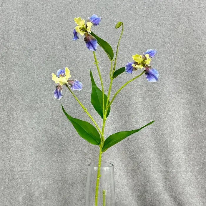 6 pièces de fleurs artificielles en soie