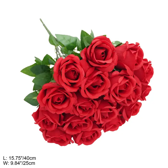 CHUXIN C4168 Bouquets de roses artificielles à 18 têtes