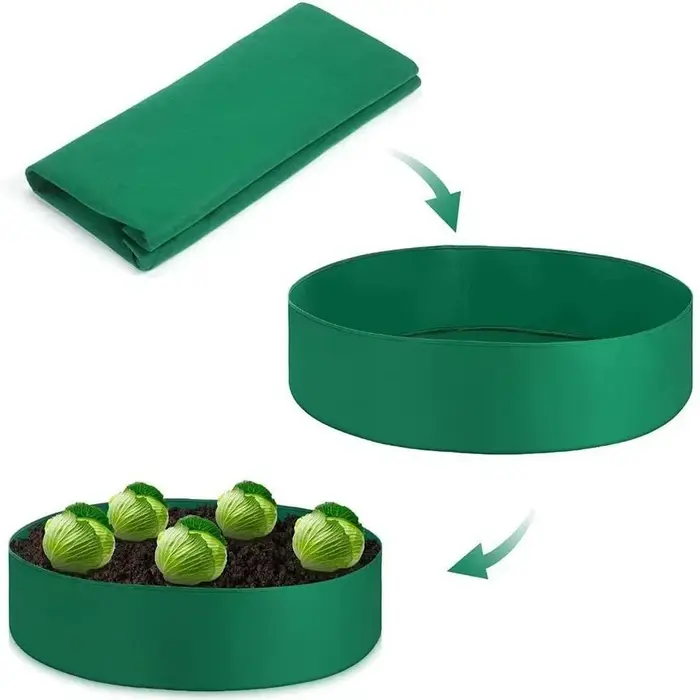 Récipient de plantation en feutre avec sac de jardin Foy, outils de jardin, 10 gallons, 30 gallons, 
