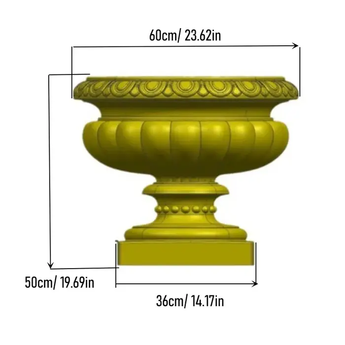 Summer Breeze Vase en plastique ABS durable