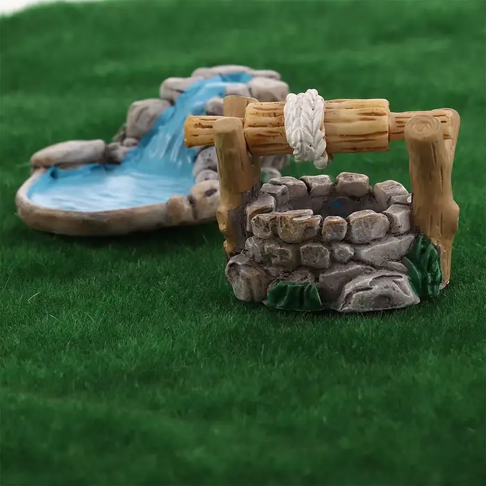 Miniature décorative en résine pour jardin