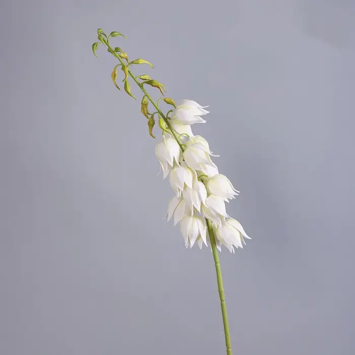 Tige de Yucca Artificielle en Forme de Cloche, Plastique, Toucher Réaliste, Fleur Suspendue, Tige Ha