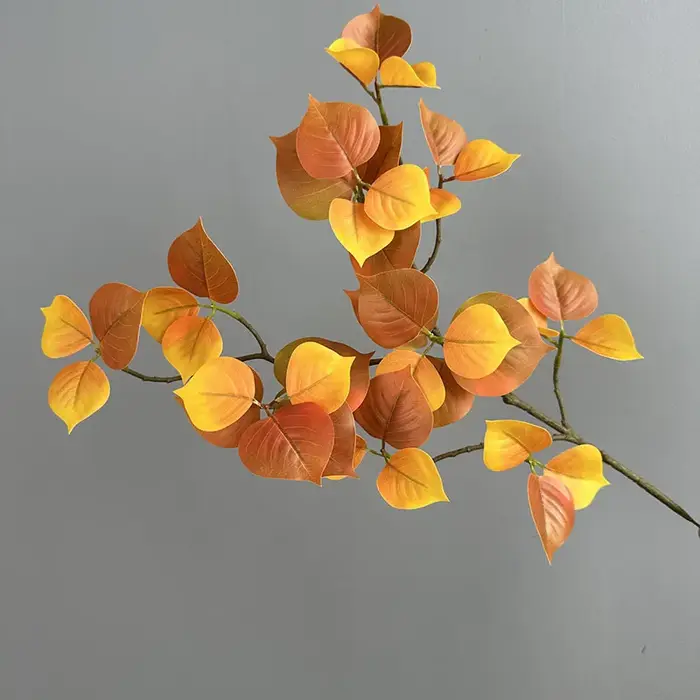 8 pièces de feuilles artificielles de Bodhi