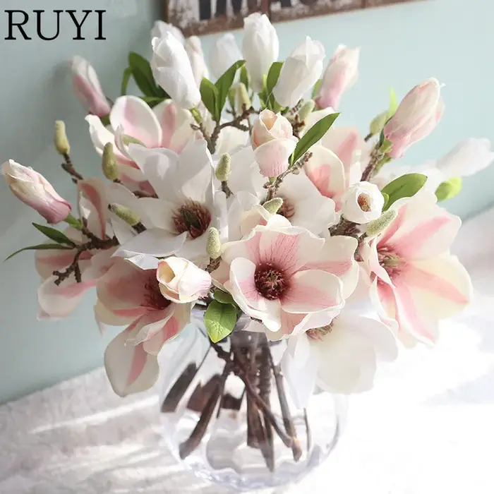 Magnolia Artificiel, Décoration de Table de Mariage