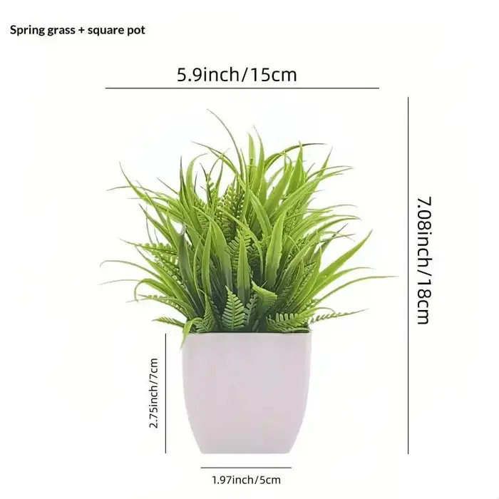 Plantes artificielles en pot avec feuillage réaliste et sans entretien, parfaites pour la décoration