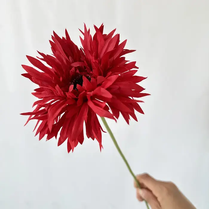 10 Bouquets de fleurs artificielles en soie Gerbera