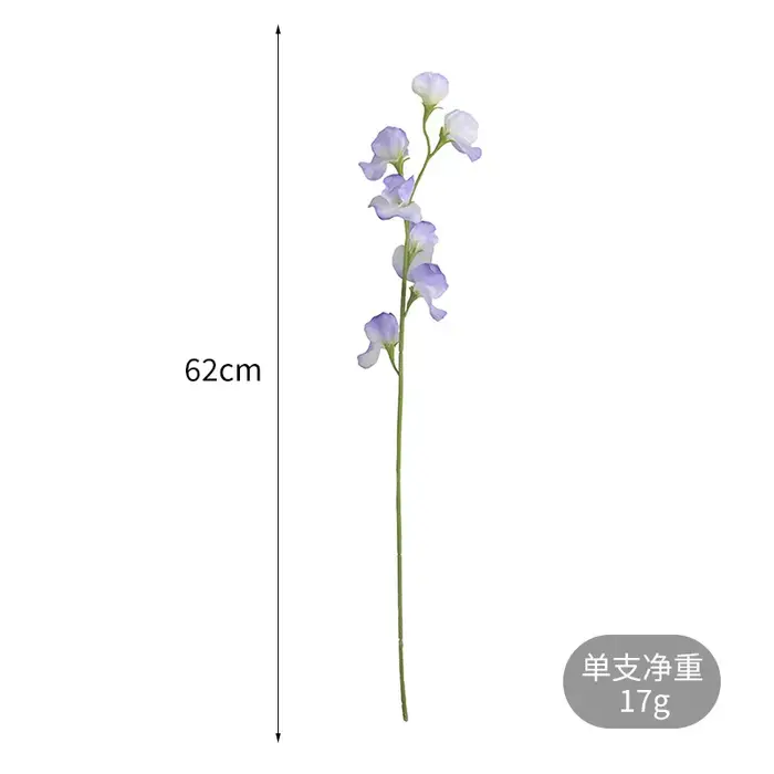 Fleur artificielle de pois doux japonais