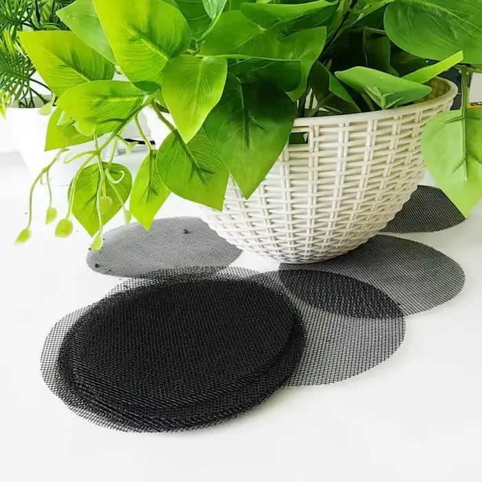 50/100 pièces trou de Pot maille tampon grille ronde