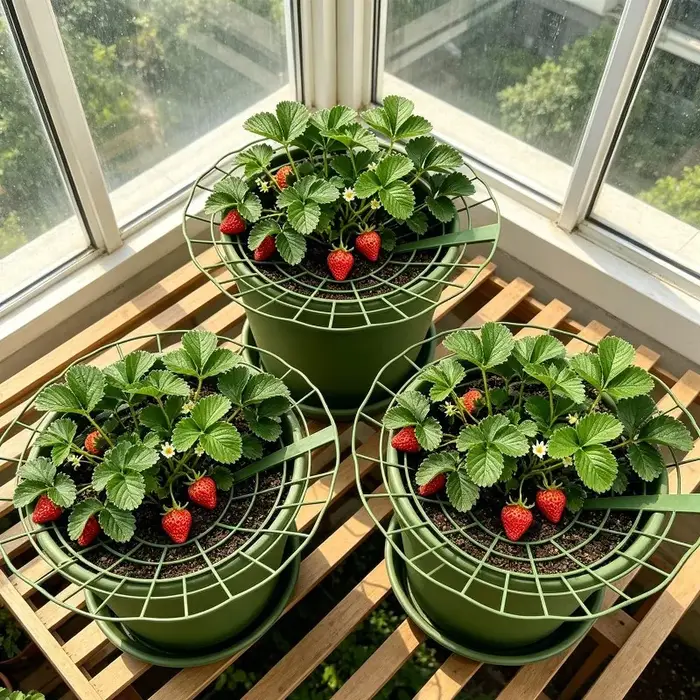 Supports de fraises anti-putréfaction