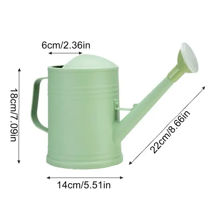 Arrosoir pour plantes, arrosoir pour fleurs, décoratif, 2L, léger, à long bec, arrosoir pour plantes