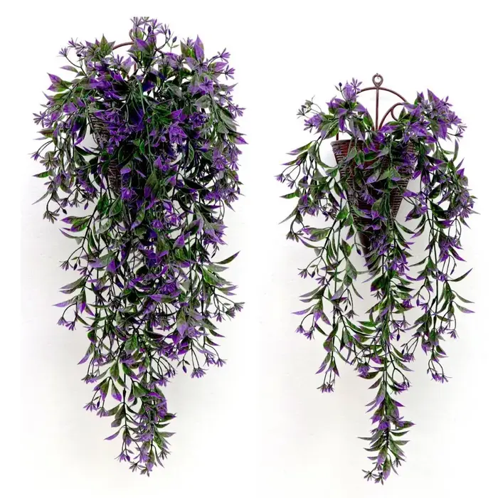Vigne murale suspendue en fleurs d'oranger artificielles