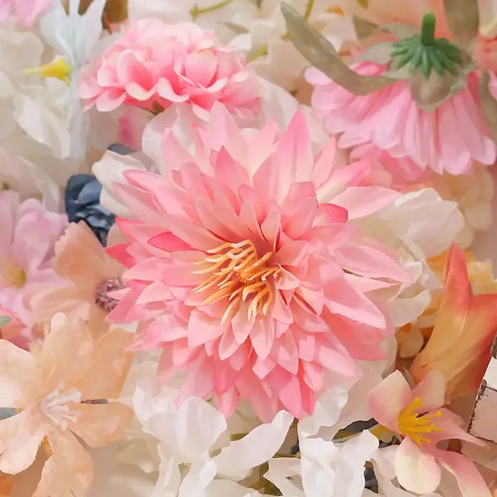 Mélange de fleurs artificielles en soie, plusieurs tailles, fausses fleurs pour décoration de maison, décoration de mariage, vêtements de mariée, guirlande de cadeaux artisanaux DIY