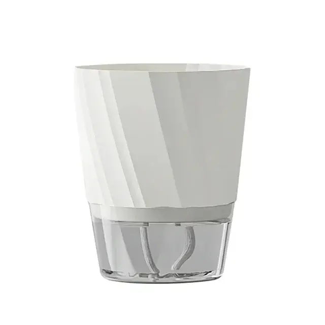 Pot d'arrosage automatique transparent, jardinière paresseuse, récipient d'arrosage automatique, bla