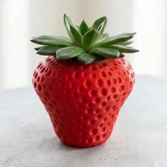 Pot de fleurs en plastique réaliste pour fruits et plantes, support de pot de fleurs autoportant, ananas imprimé en 3D, pour succulentes, décoration d'intérieur