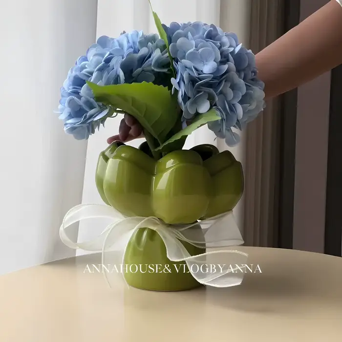 Bouquet vase ménage créatif en céramique arrangeur de fleurs hydroponique