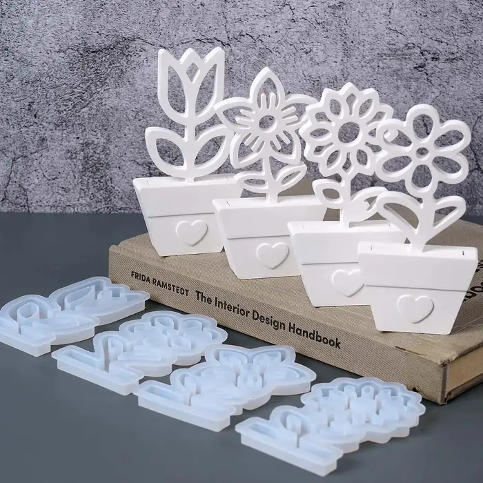Moule en silicone pour pot de fleurs DIY