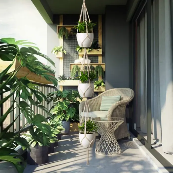 Paniers suspendus pour plantes de jardinage