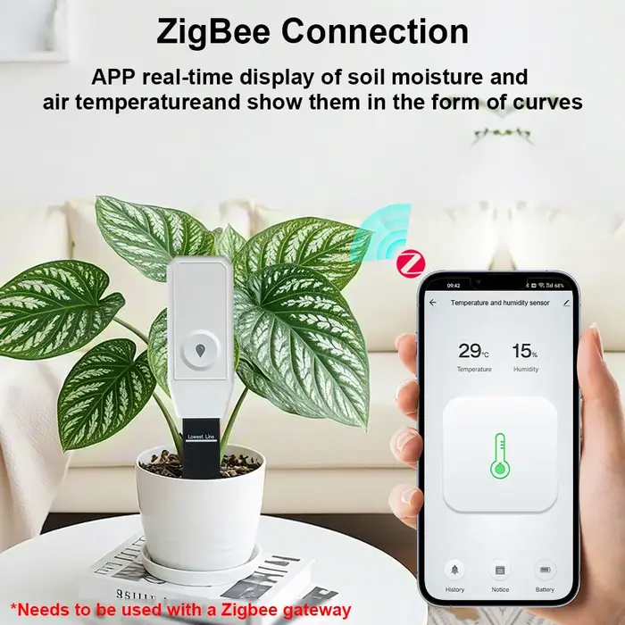 Testeur d'humidité du sol Tuya Zigbee